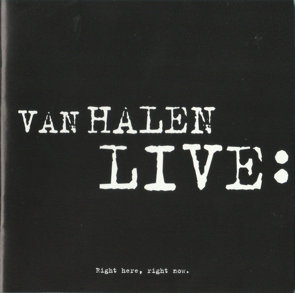 Van Halen : Live: Right Here, Right Now. (2xCD, Album, Club, RE)