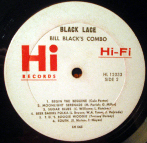 Bill Black's Combo : Black Lace (LP, Album, Mono)