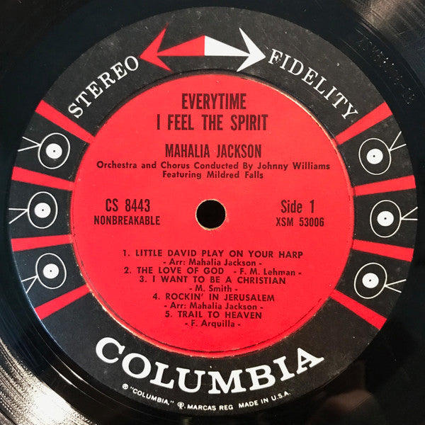 Mahalia Jackson : Everytime I Feel The Spirit (LP, Album)