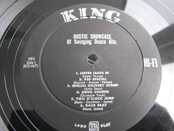 Earl Bostic : Bostic Showcase Of Swinging Dance Hits (LP, Mono)