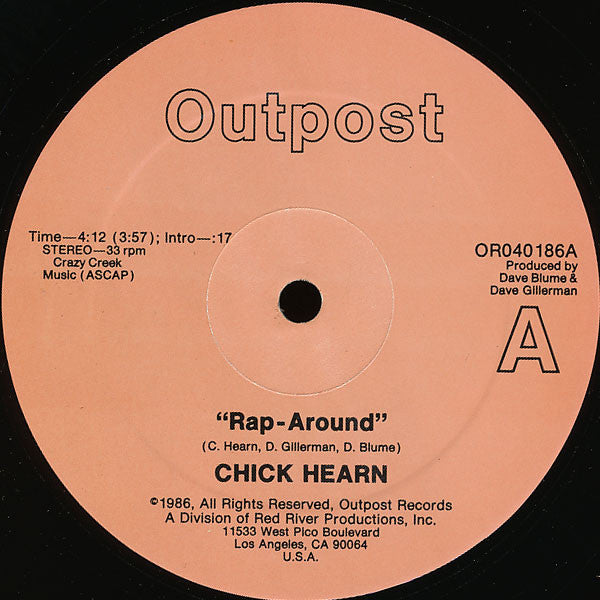 Chick Hearn : Rap-Around (12", Single)