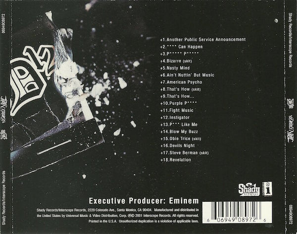 D12 : Devils Night (CD, Album, Mat)
