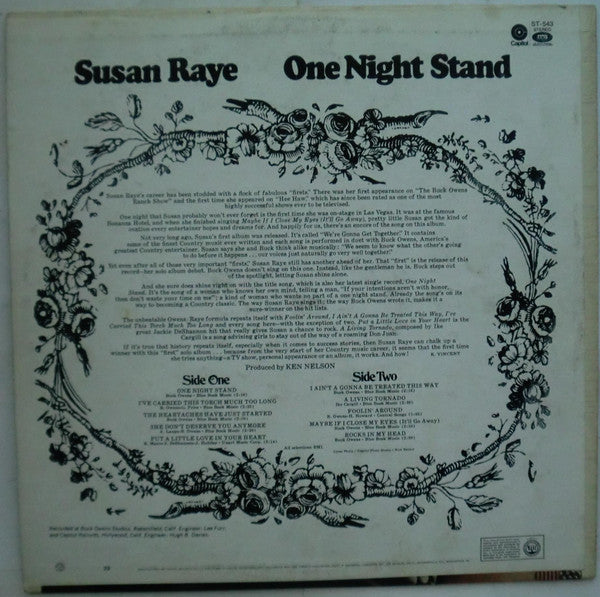 Susan Raye : One Night Stand (LP, Album)