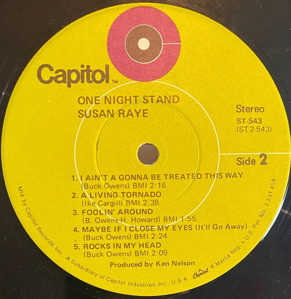 Susan Raye : One Night Stand (LP, Album)