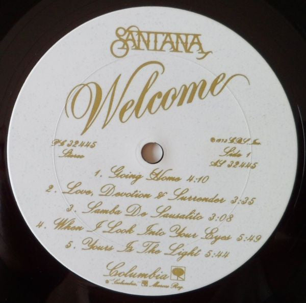 Santana : Welcome (LP, Album, RE, Gat)