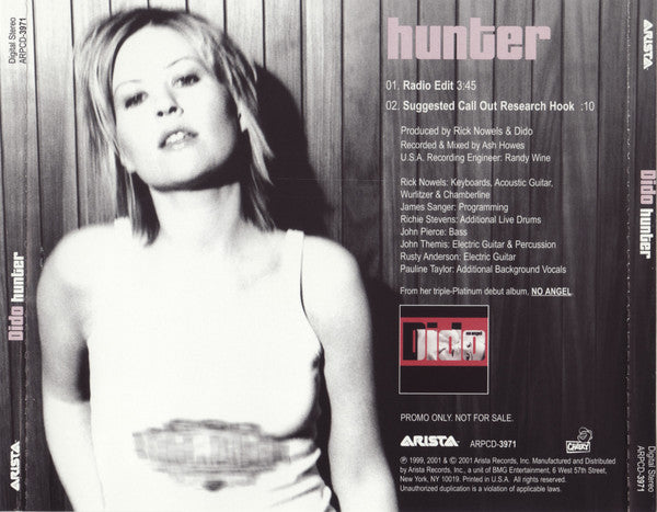 Dido : Hunter (Minimax, Single, Promo)