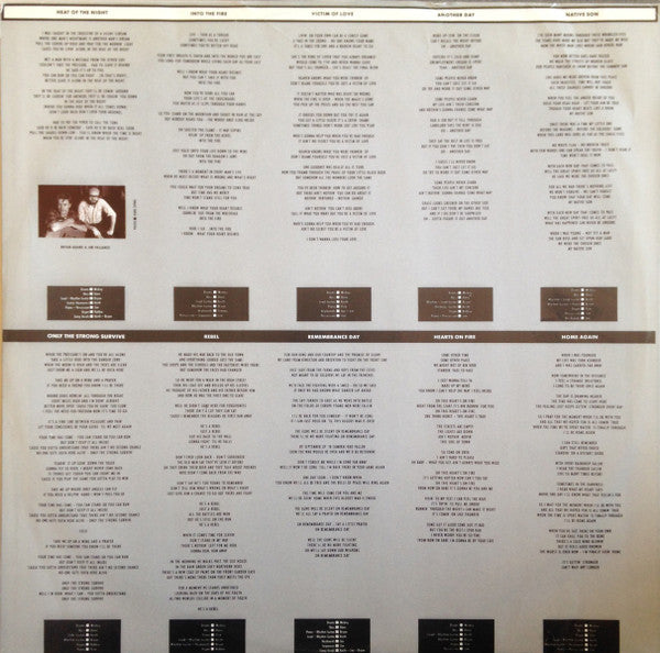 Bryan Adams : Into The Fire (LP, Album, Club)