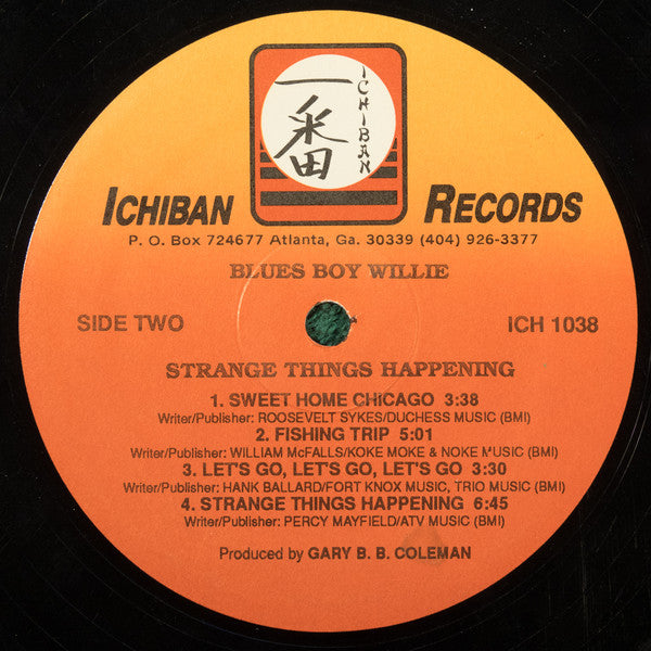 Blues Boy Willie : Strange Things Happening (LP)