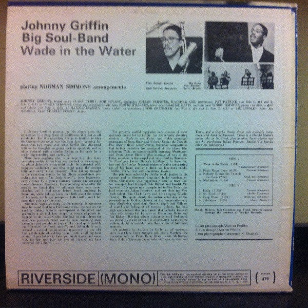 Johnny Griffin Big Soul Band* : Wade In The Water (LP, Album, Mono, RE)
