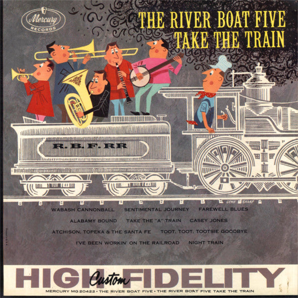 The River Boat Five : Take The Train (LP, Album, Mono)