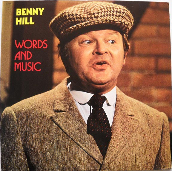 Benny Hill : Words And Music (LP, Comp, RE)