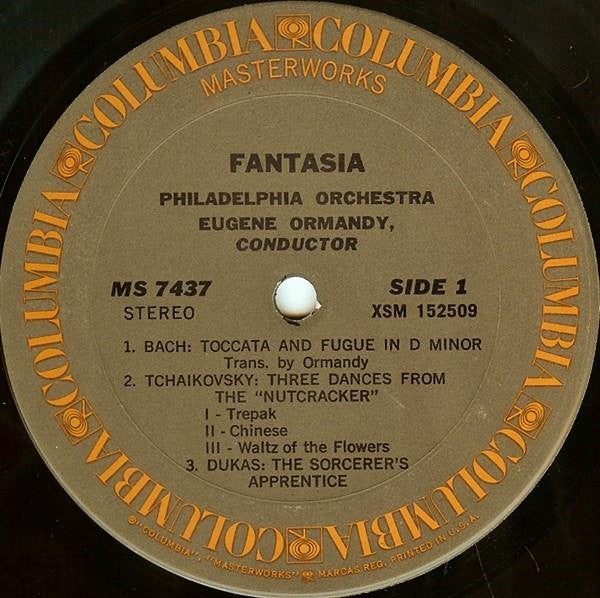 The Philadelphia Orchestra, Eugene Ormandy : Favorite Selections From Fantasia (LP, Comp)