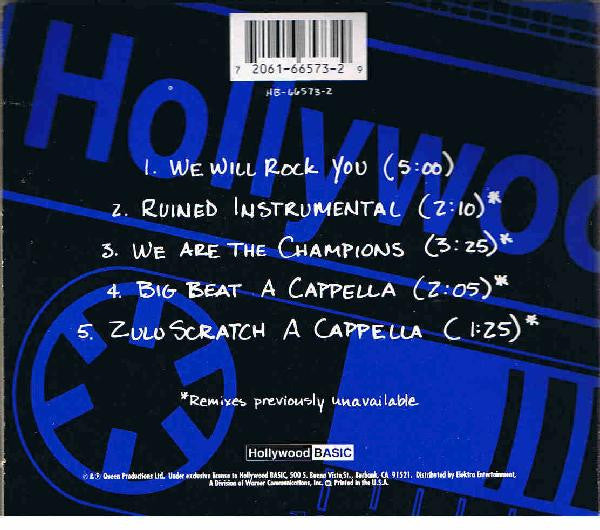 Queen : We Will Rock You / We Are The Champions (CD, Single)