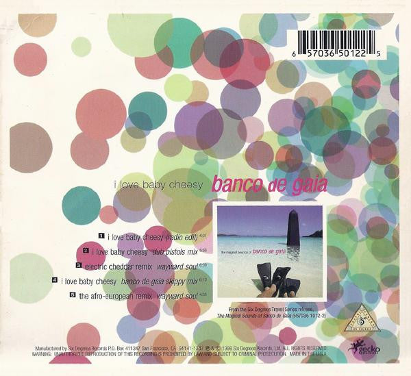 Banco De Gaia : I Love Baby Cheesy (CD, Maxi)