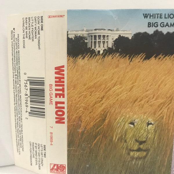 White Lion : Big Game (Cass, Album, SR,)