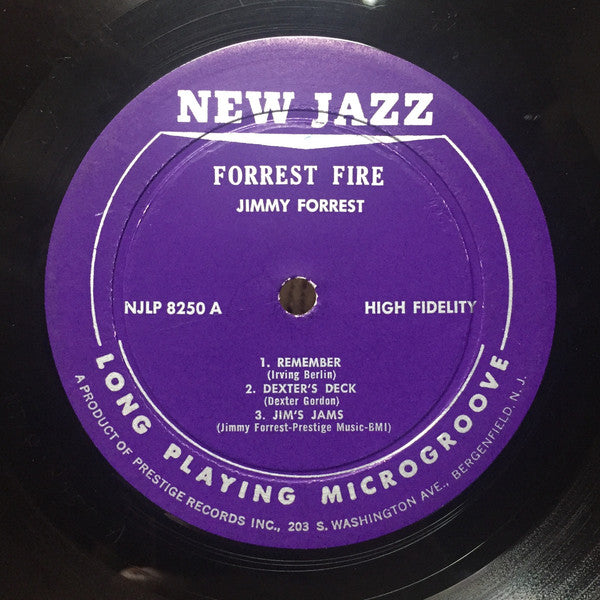Jimmy Forrest : Forrest Fire (LP, Album, Mono)
