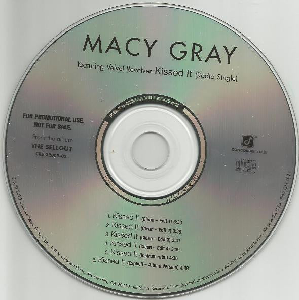 Macy Gray Featuring Velvet Revolver : Kissed It (CD, Single, Promo)