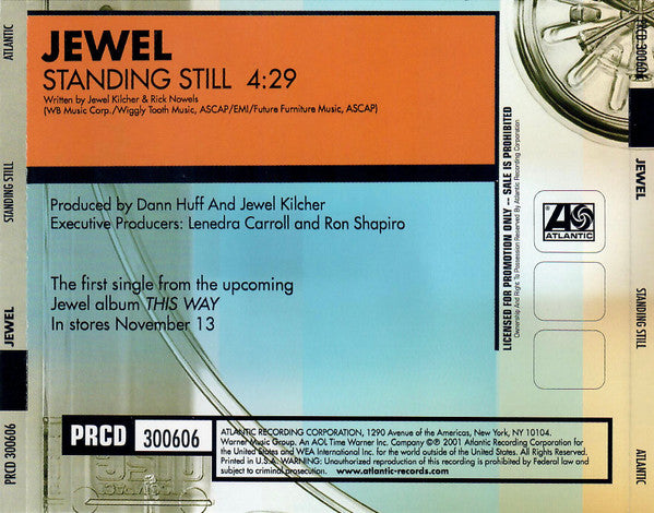 Jewel : Standing Still (CD, Single, Promo)