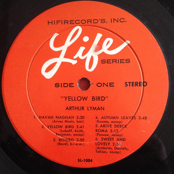 Arthur Lyman : Yellow Bird (LP, Album)