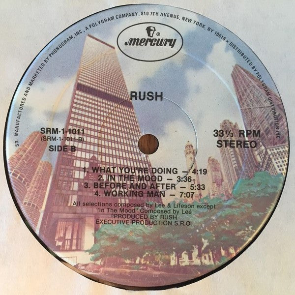 Rush : Rush (LP, Album, RE, Kee)