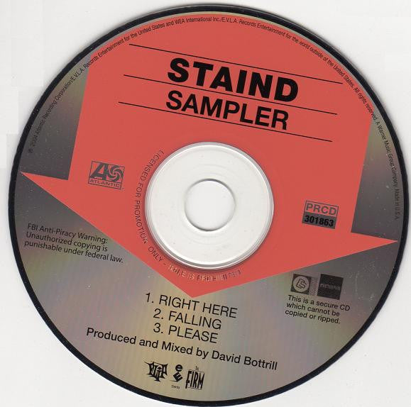 Staind : Chapter 5 - Selections From The Forthcoming Album (CD, Promo, Smplr)