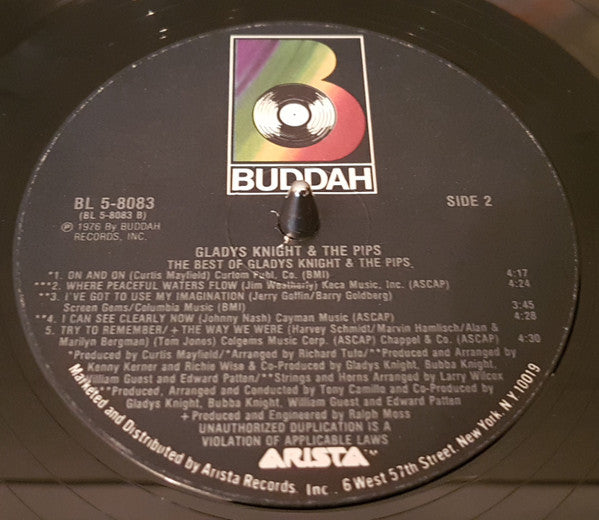 Gladys Knight And The Pips : The Best Of Gladys Knight And The Pips (LP, Comp, RE)