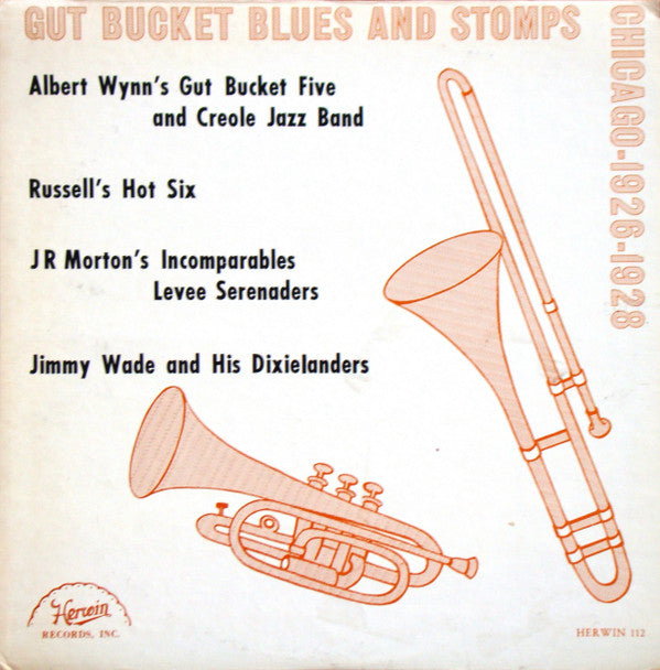 Various : Gut Bucket Blues And Stomps Chicago 1926-1928 (LP, Comp, Mono)