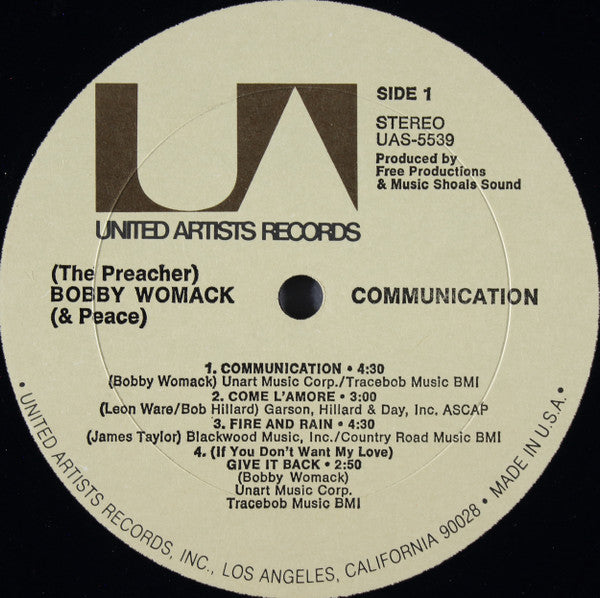 Bobby Womack : Communication (LP, Album, All)