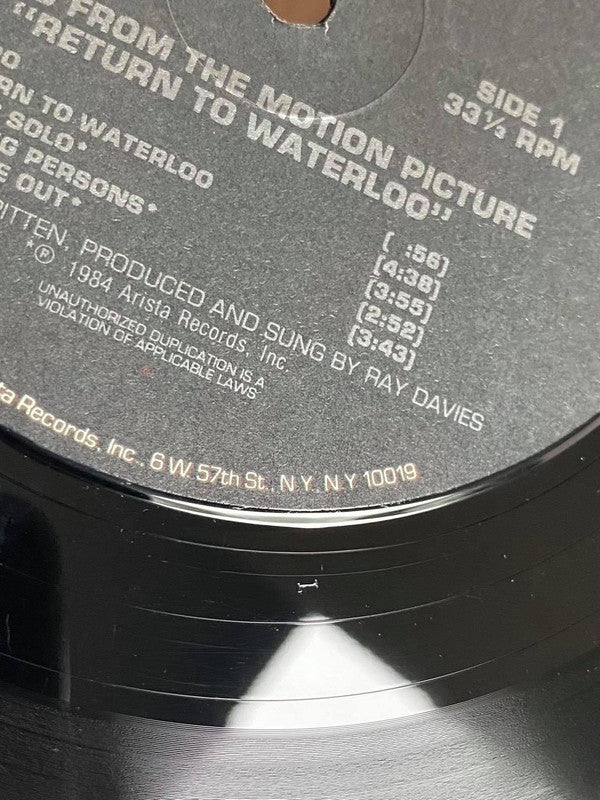 Ray Davies : Return To Waterloo (LP, Album, Ind)