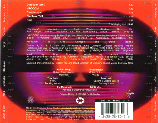 King Crimson : Dinosaur (CD, Single)