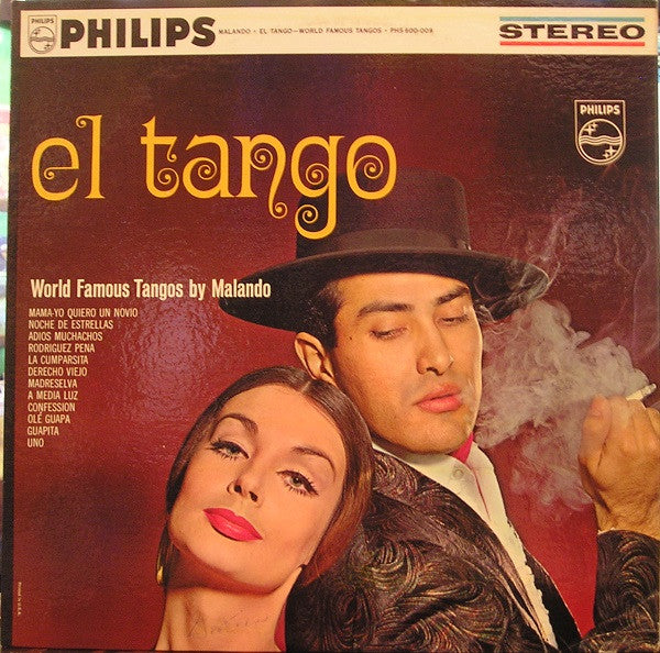 Malando And His Tango Orchestra : El Tango - World Famous Tangos (LP, Album)