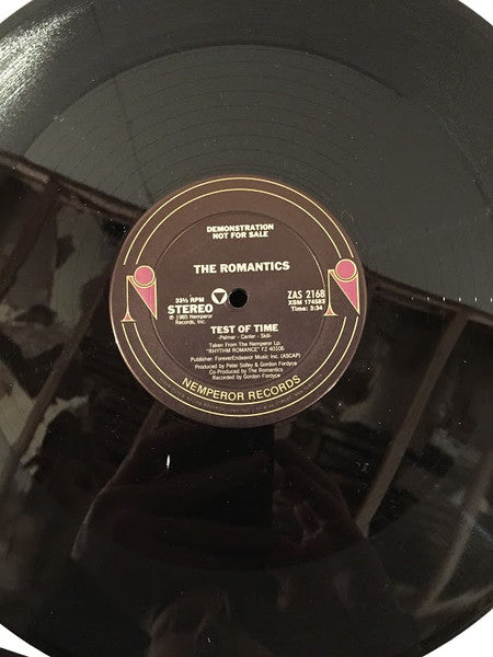 The Romantics : Test Of Time (12", Single)