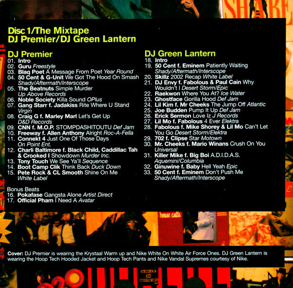 DJ Green Lantern, DJ Premier, Various : Cornerstone Mixtape - February 2003 #47 (CD, Mixed, Mixtape, Promo + CD, Comp, Enh, Promo)
