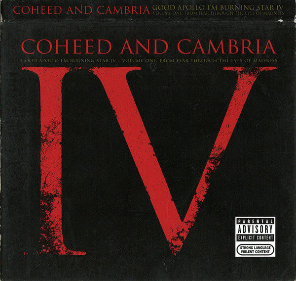 Coheed And Cambria : Good Apollo I'm Burning Star IV | Volume One: From Fear Through The Eyes Of Madness (CD, Album, Sli)