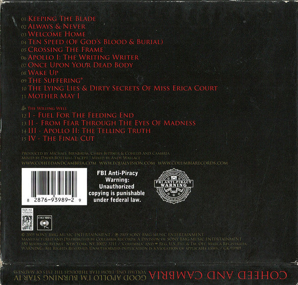 Coheed And Cambria : Good Apollo I'm Burning Star IV | Volume One: From Fear Through The Eyes Of Madness (CD, Album, Sli)