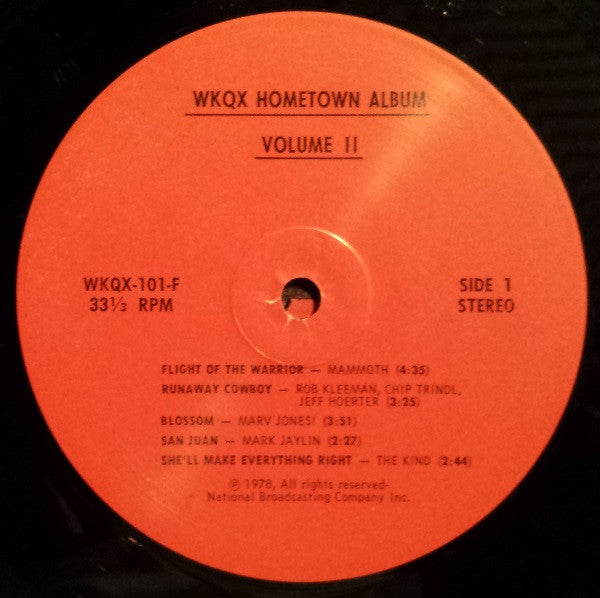 Various : WKQX Hometown Album, Vol II (LP, Comp)