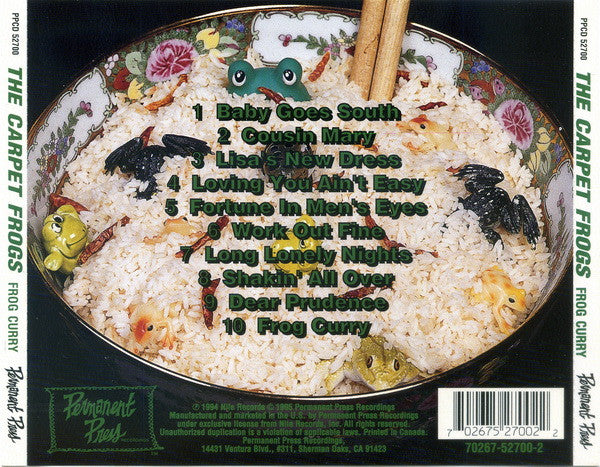The Carpet Frogs : Frog Curry (CD, Album, RE, Bon)