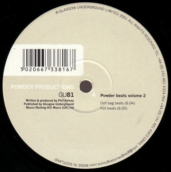 Powder Productions : Powder Beats Volume 2 (12")