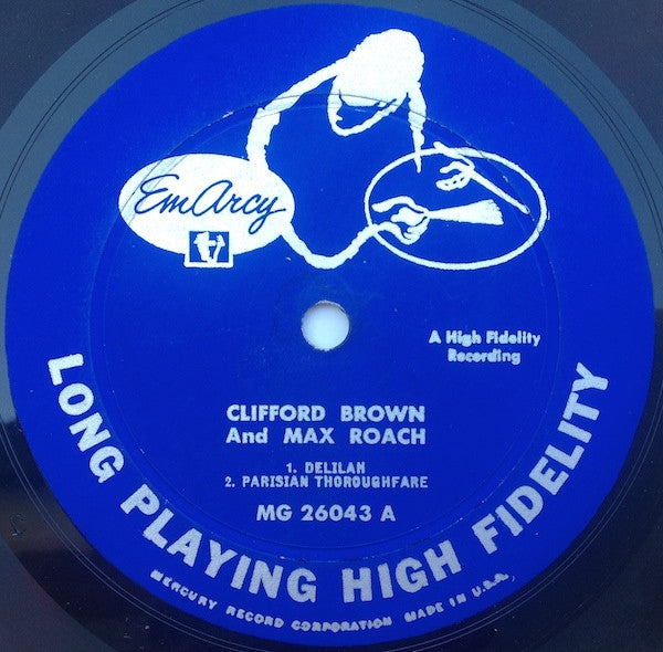Clifford Brown And Max Roach : Clifford Brown And Max Roach (10", Album, Mono)