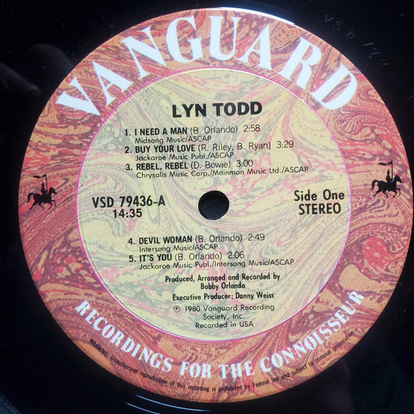 Lyn Todd : Lyn Todd (LP, Album)