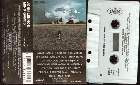 John Lennon : Mind Games (Cass, Album, RE)