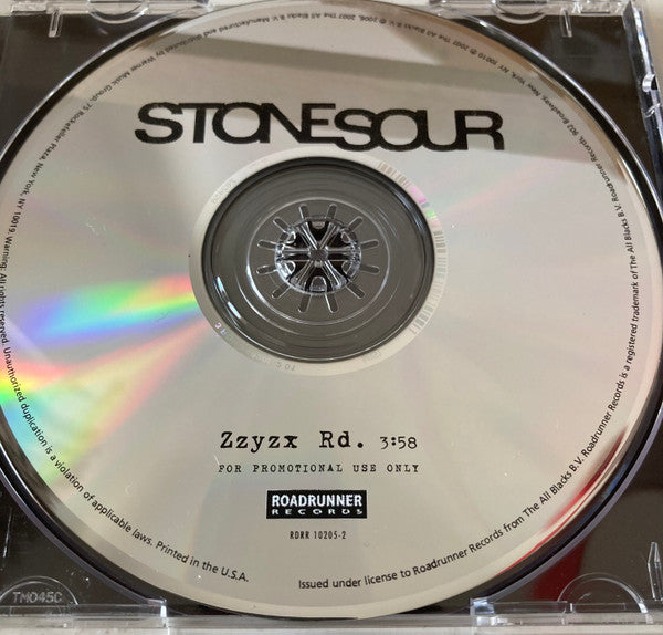 Stone Sour : Zzyzx Rd.  (CD, Single, Promo)