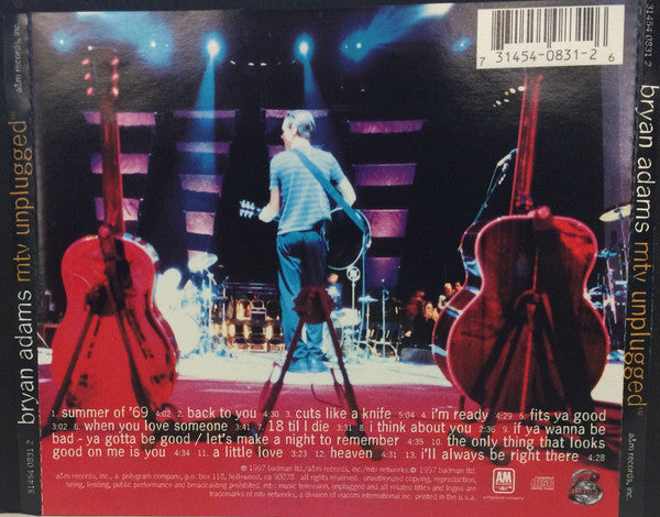 Bryan Adams : MTV Unplugged (CD, Album)