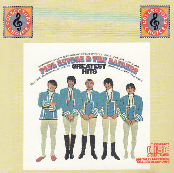 Paul Revere & The Raiders : Greatest Hits (CD, Comp, RE)