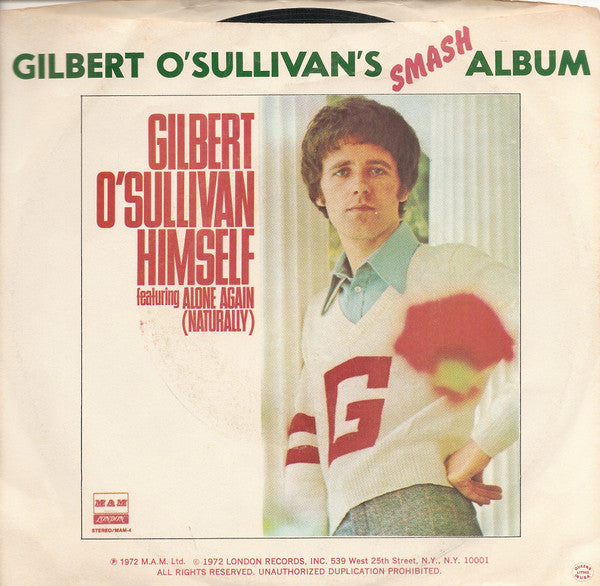 Gilbert O'Sullivan : Clair (7", Single, Mono, Styrene, Ter)