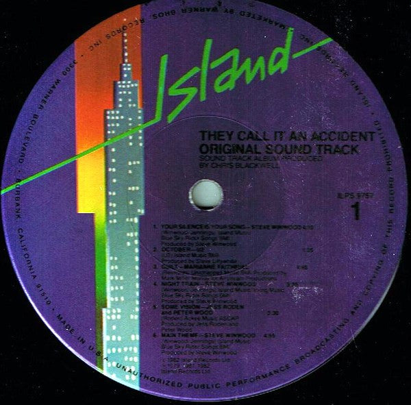 Various : Original Sound Track From They Call It An Accident (LP, Comp, All)