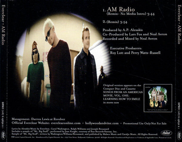Everclear : AM Radio (CD, Single, Promo)