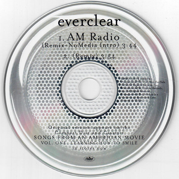 Everclear : AM Radio (CD, Single, Promo)