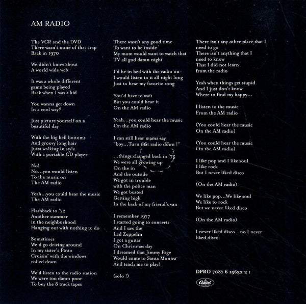 Everclear : AM Radio (CD, Single, Promo)