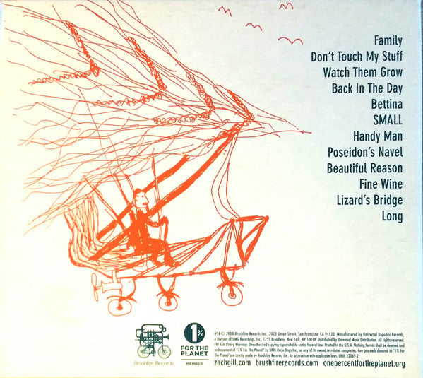 Zach Gill : Zach Gill's Stuff (CD, Album, Promo)
